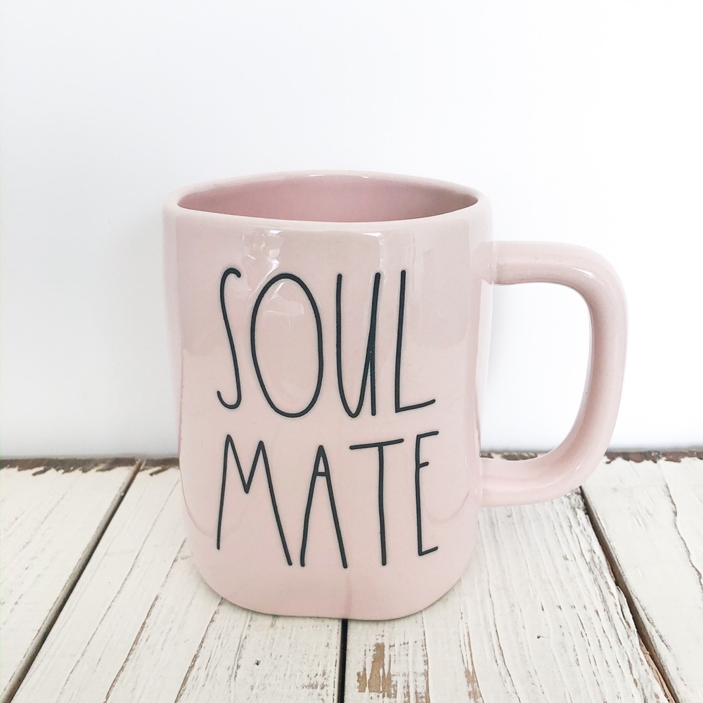 Rae Dunn Pink Soul Mate mug
